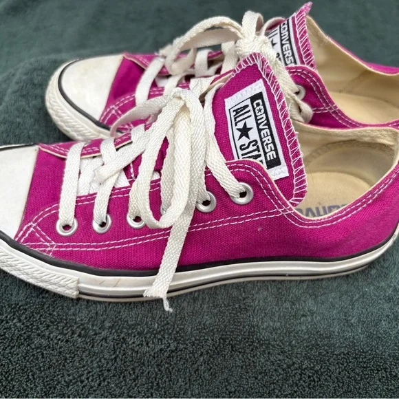 Converse Fuchsia Canvas Sneakers - Picture 2 of 5
